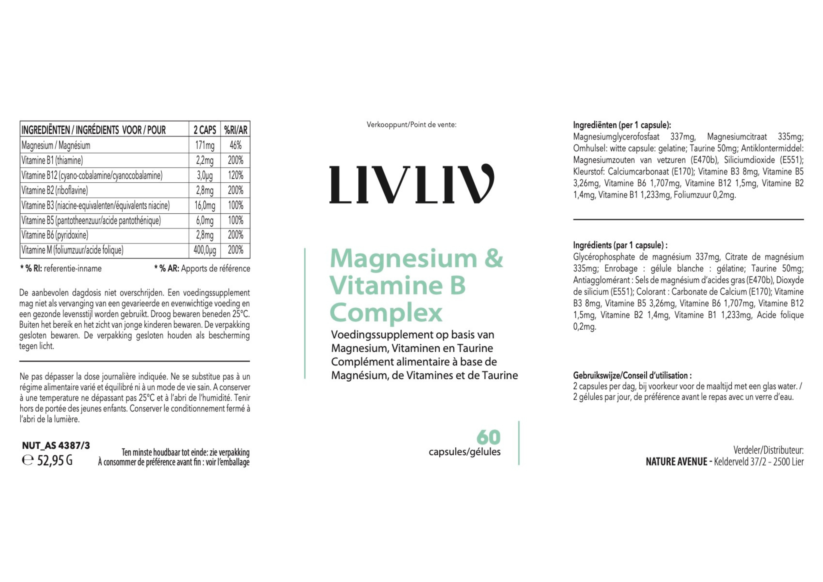LIVLIV Magnesium & Vit. B complex