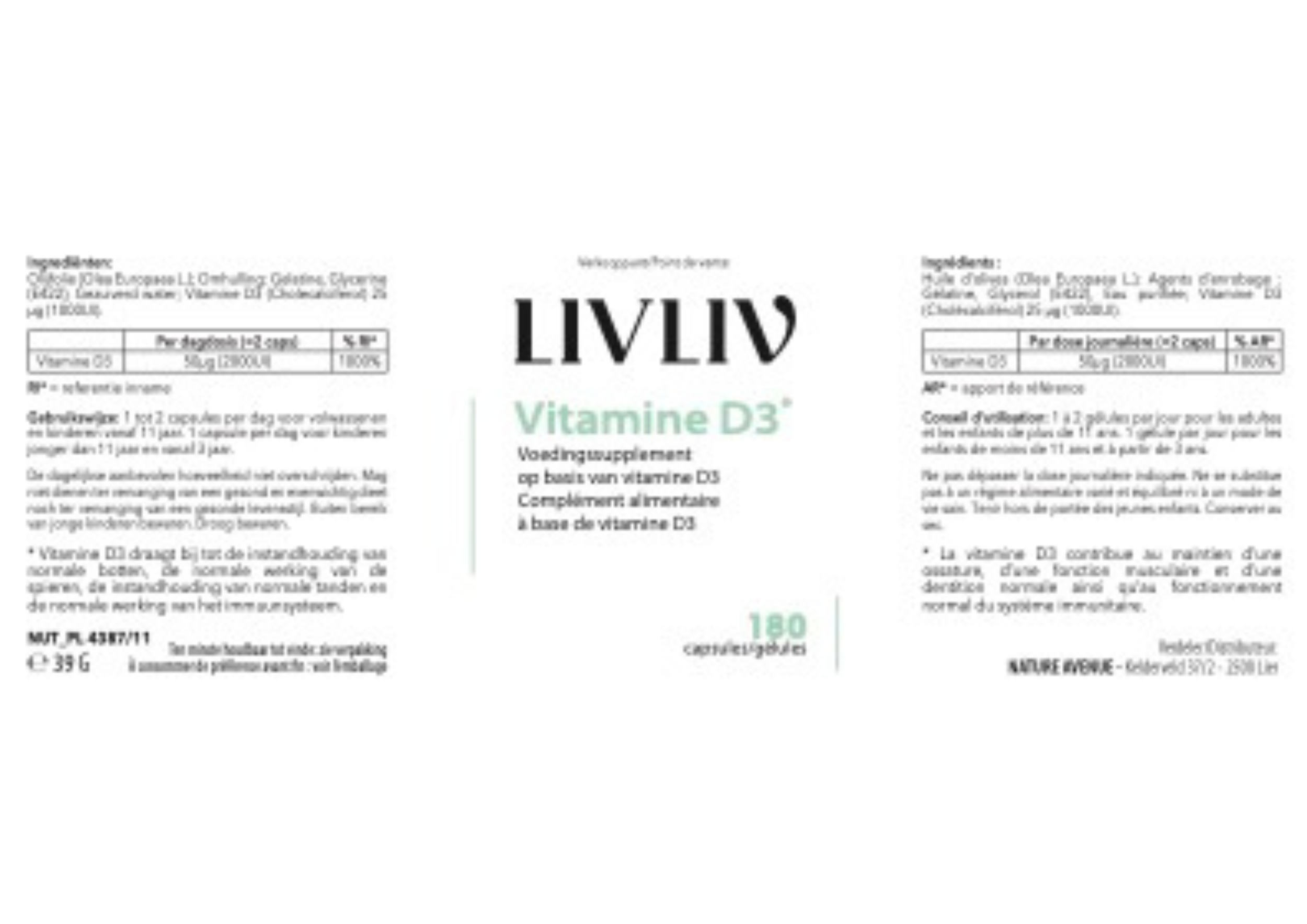 LIVLIV Vitamine D3