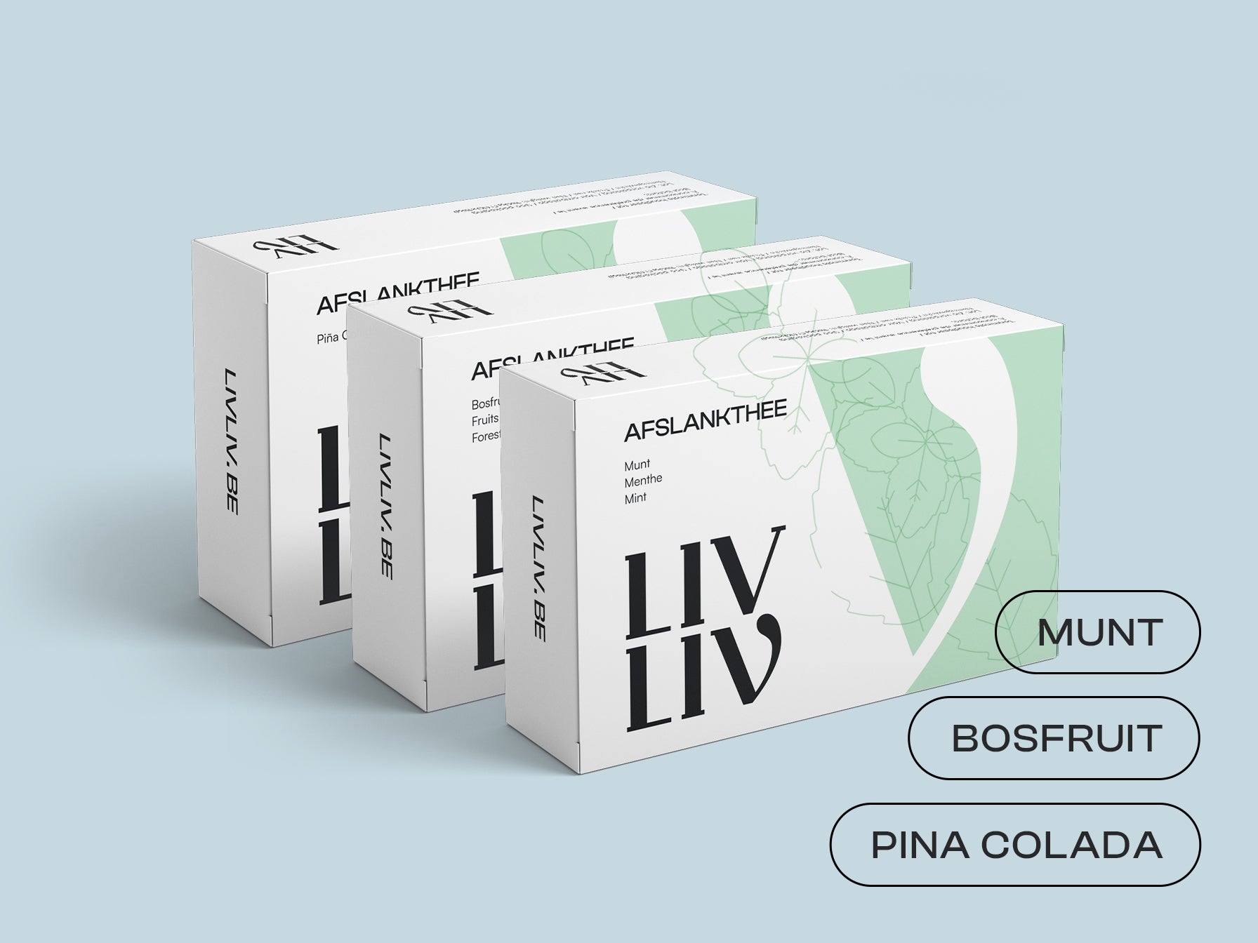 LIVLIV Afslankthee set van 3 | Zelf samenstellen