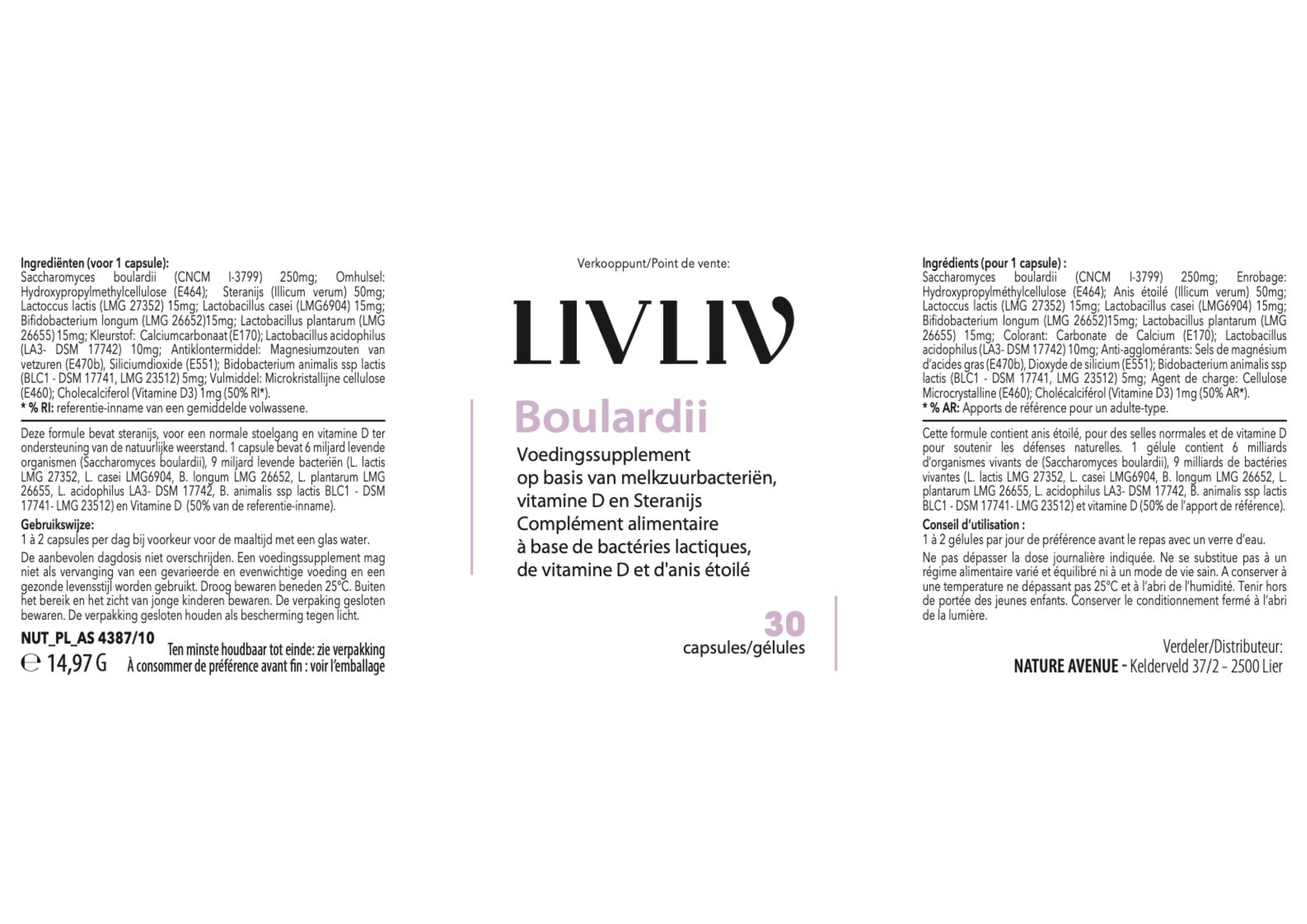 LIVLIV Boulardii